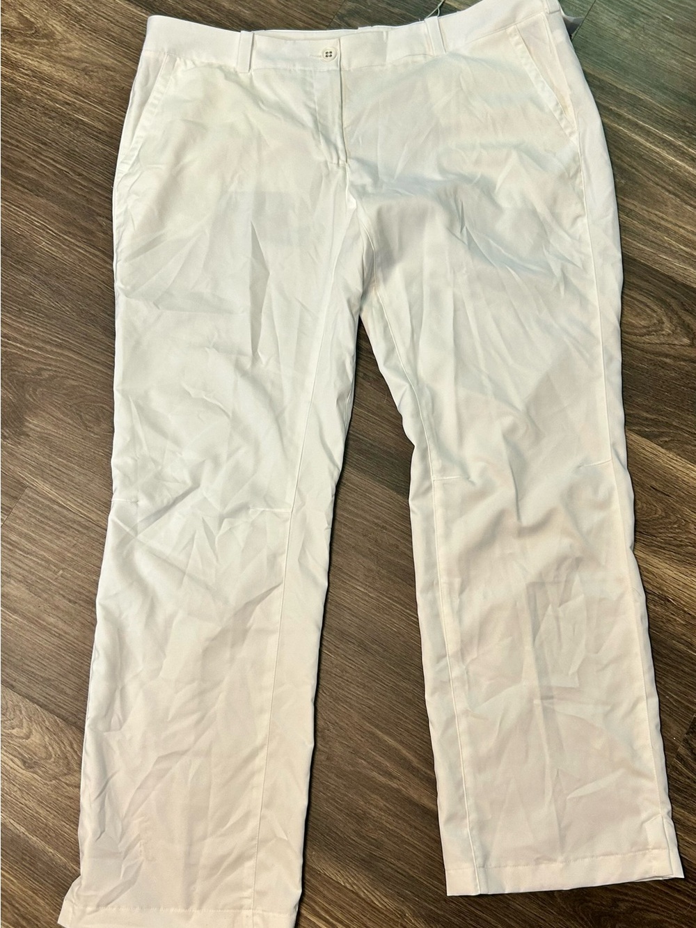 Nike White Dri-FIT Golf Pants